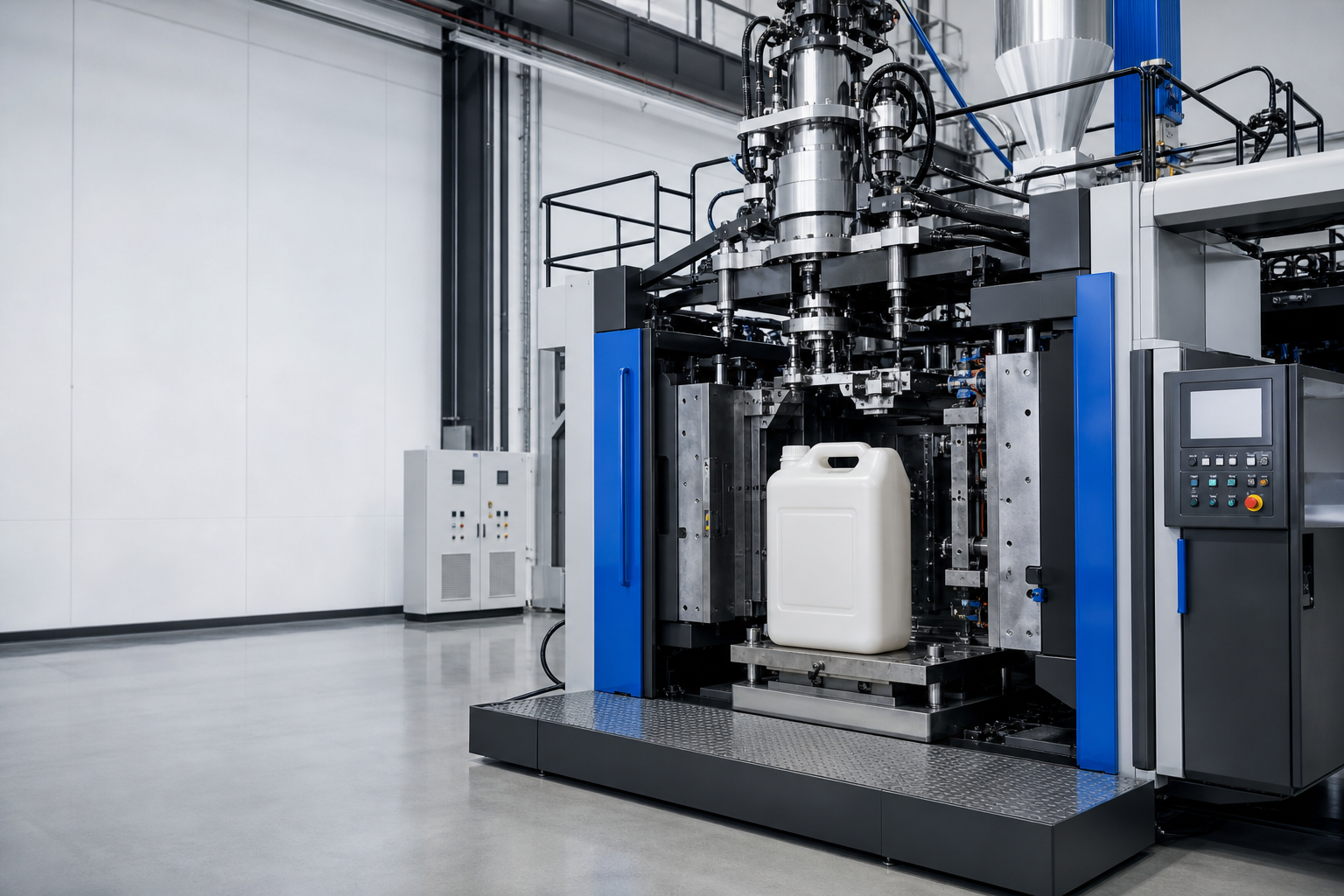 최신 회사 블로그 How to Choose the Right Extrusion Blow Molding Machine for 20L–30L HDPE Jerry Cans