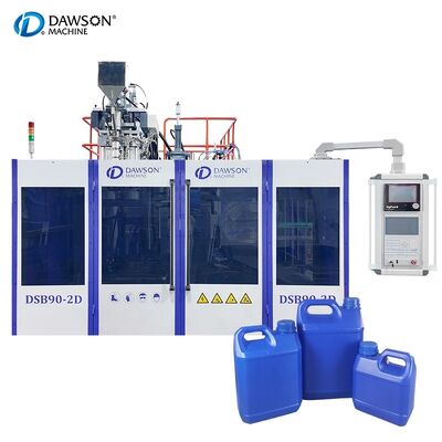 주문 고출력 130kg/h 제리캔 생산용 에너지 절약 서보 압출 블로우 성형기 (자동 작동) online manufacture