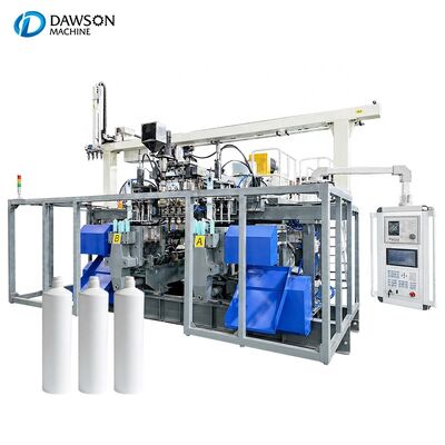 주문 0-1L HDPE 플라스틱 병 생산용 자동 이중 스테이션 압출 블로우 성형기 online manufacture