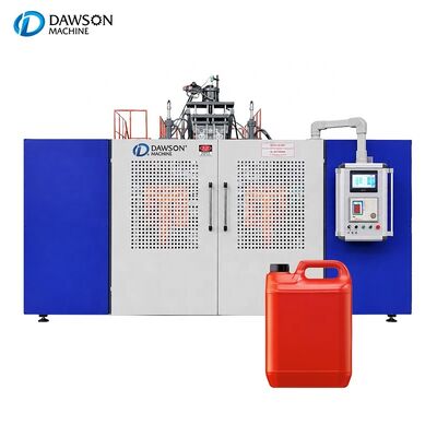 주문 플라스틱 병 제조용 자동 5L HDPE 이중 스테이션 이중 헤드 압출 블로우 성형기 online manufacture