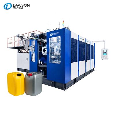 buy 산업용 HDPE 제리캔 제조를 위한 고출력 이중 스테이션 압출 블로우 성형기 단일 다이 헤드 online manufacture