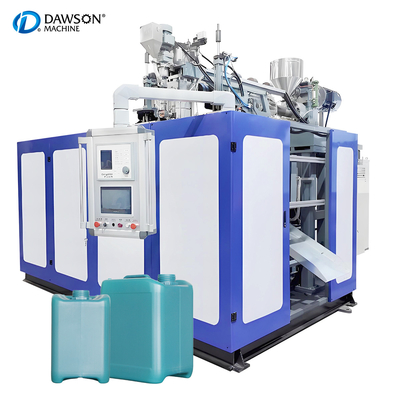 완전 자동 HDPE 5L 10L 더블 스테이션 더블 다이 헤드 제리 캔 추출 펌프