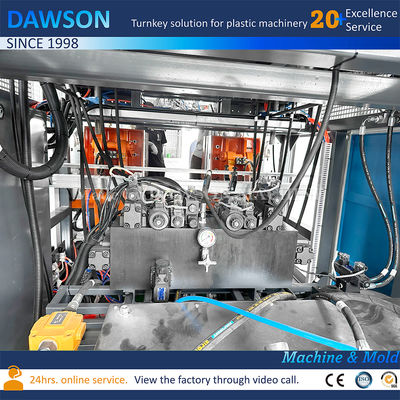 고속 HDPE 세탁 세제 이중 스테이션 병 압출 블로우 성형기