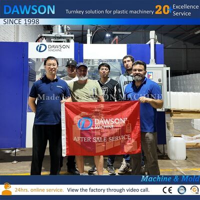 간편하게 작동 DAWSON HDPE 우유 요구르트 병 extrusion blow molding 기계 만드는 250ml 500ml 1L 고속