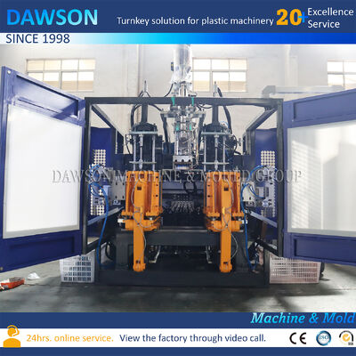 85mm 나사 직경 110kN 클램핑 힘 플라스틱 Hdpe 세탁 세탁기 병 만드는 추출 불형 기계