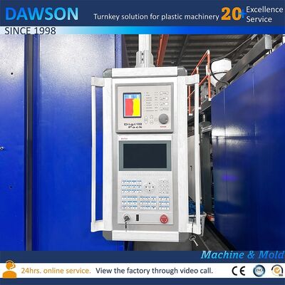 스크류 LD 비율 24 11kw 오일 펌프 모터 전원 HDPE 제리캔 병 블로우 성형기 10 15 20 25 30L 압출 블로우 성형기