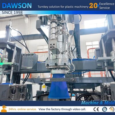 270 kN 클램핑 힘 완전 자동 EVA 플라스틱 10L 15L 20L 25L 30L HDPE 제리 캔 드럼 추출 펄프 مول딩 머신