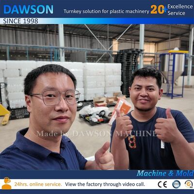 270 kN 클램핑 힘 완전 자동 EVA 플라스틱 10L 15L 20L 25L 30L HDPE 제리 캔 드럼 추출 펄프 مول딩 머신