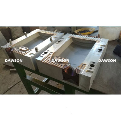 HDPE PP 제리캔 우유병 윤활유 5L용 압출 블로우 성형기 6kw 스크류 가열 전력, 공기 소비량 0.6