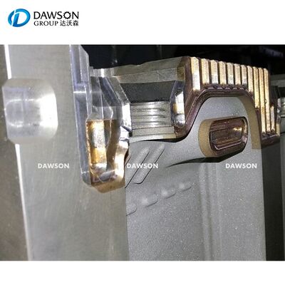 시간당 75kg 생산량의 블로우 성형기, 2L 5L HDPE 윤활유 병 제조용 단일 스테이션 또는 이중 스테이션