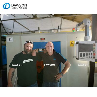 시간당 75kg 생산량의 블로우 성형기, 2L 5L HDPE 윤활유 병 제조용 단일 스테이션 또는 이중 스테이션