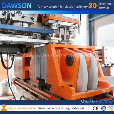 완전 전기 5L Hdpe 세탁용 세탁용물 병 블로 Molding 머신 3 다이 헤드 외출 블로 Molding 머신