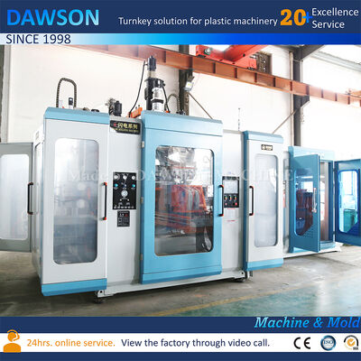 완전 전기 듀플 스테이션 HDPE 3L 5L 제리 캔 추출 펄로 폼 머신