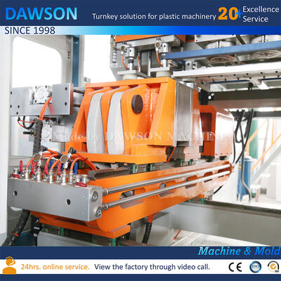 완전 전기 5L Hdpe 세탁용 세탁용물 병 블로 Molding 머신 3 다이 헤드 외출 블로 Molding 머신