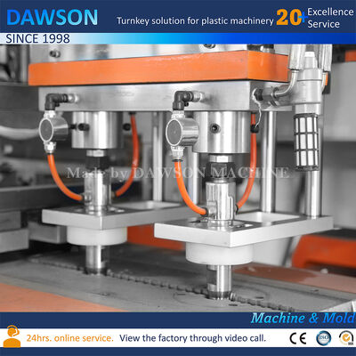 완전 전기 5L Hdpe 세탁용 세탁용물 병 블로 Molding 머신 3 다이 헤드 외출 블로 Molding 머신