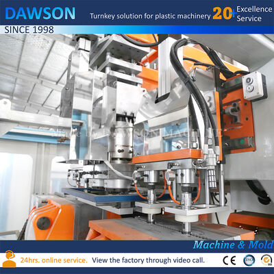 완전 전기 5L Hdpe 세탁용 세탁용물 병 블로 Molding 머신 3 다이 헤드 외출 블로 Molding 머신