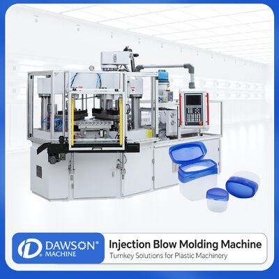 누수 방지 석유 용기용 내구성 있는 HDPE/PP FDA 등급 IBM 사출 블로우 성형기